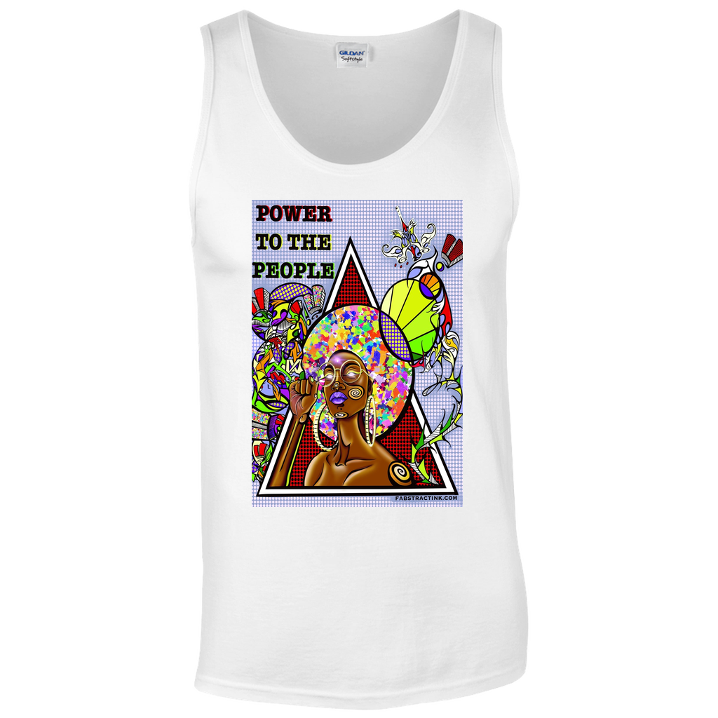 'POWER TO THE PEOPLE' Tank Tops