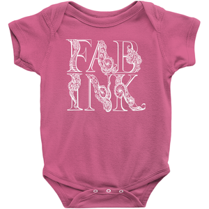 'Fab Ink Logo' Baby Onesie