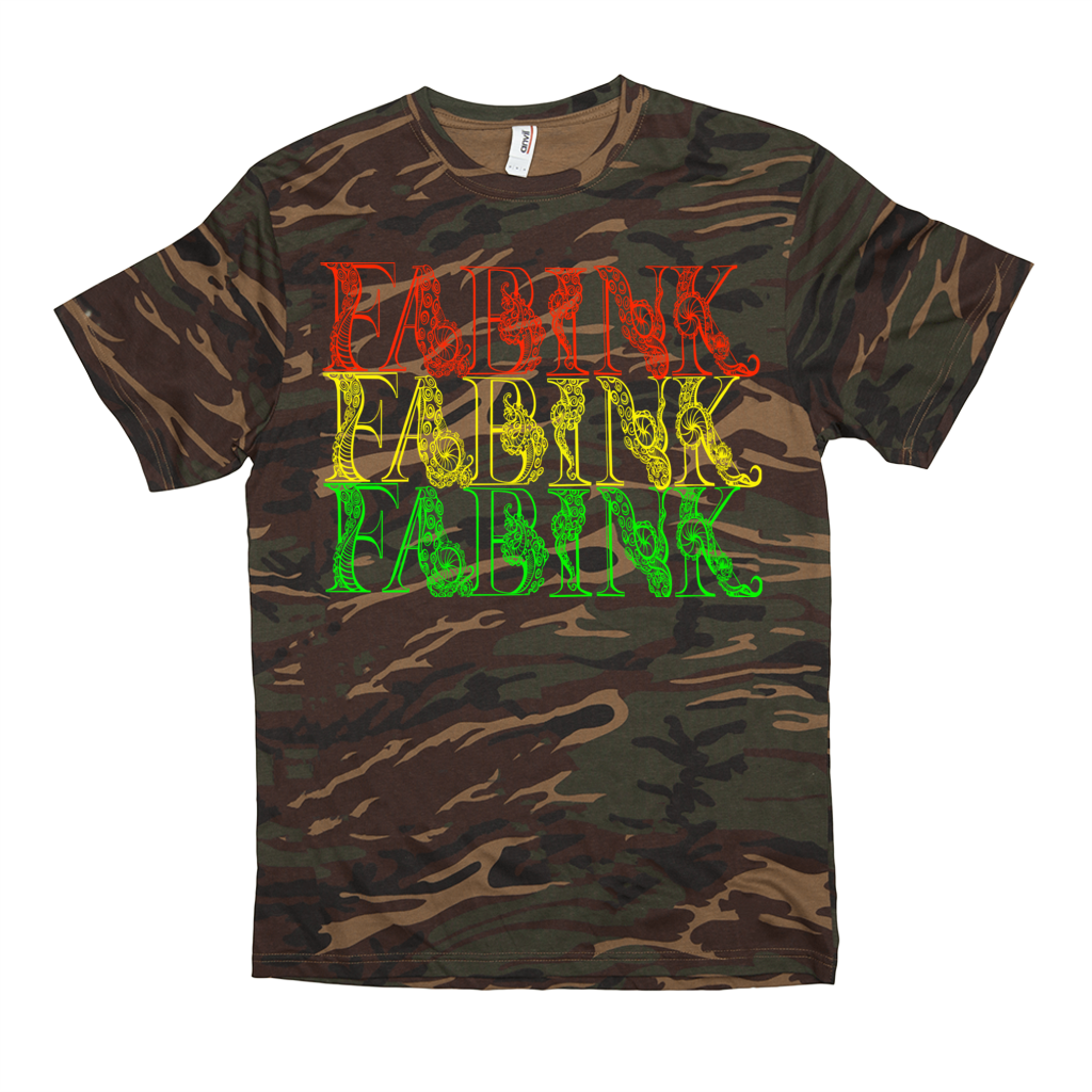 'Fab Ink Roots' Camo T-Shirt