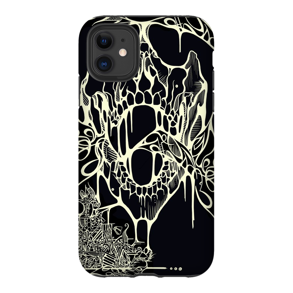 'Vapors' (Black) Phone Cases