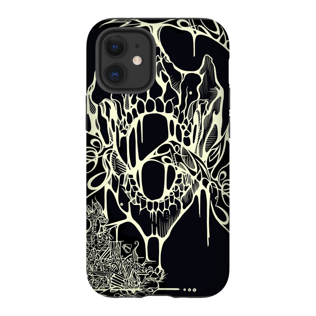 'Vapors' (Black) Phone Cases