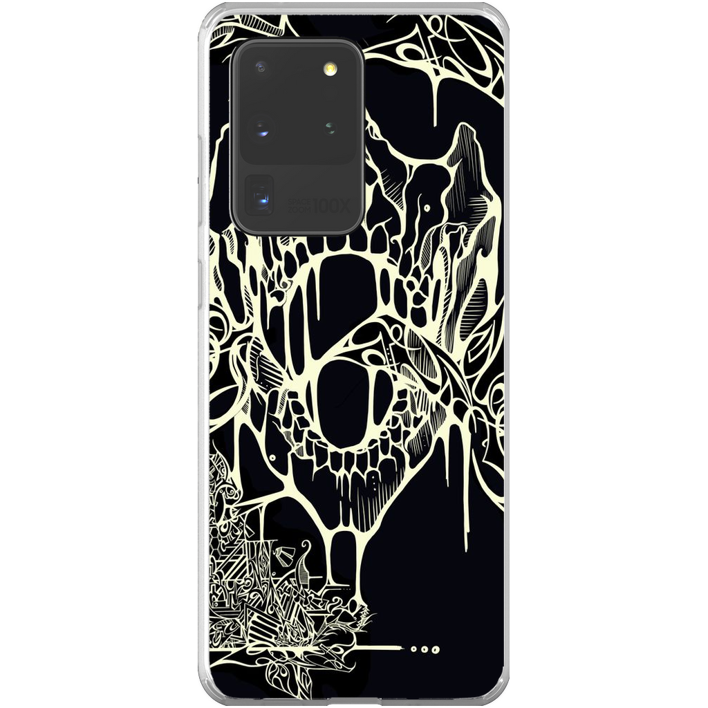 'Vapors' (Black) Phone Cases