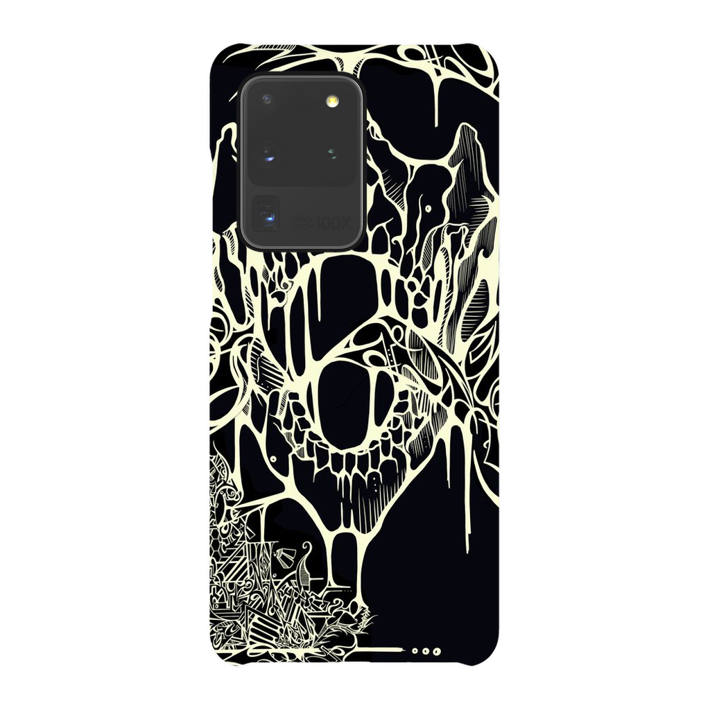 'Vapors' (Black) Phone Cases