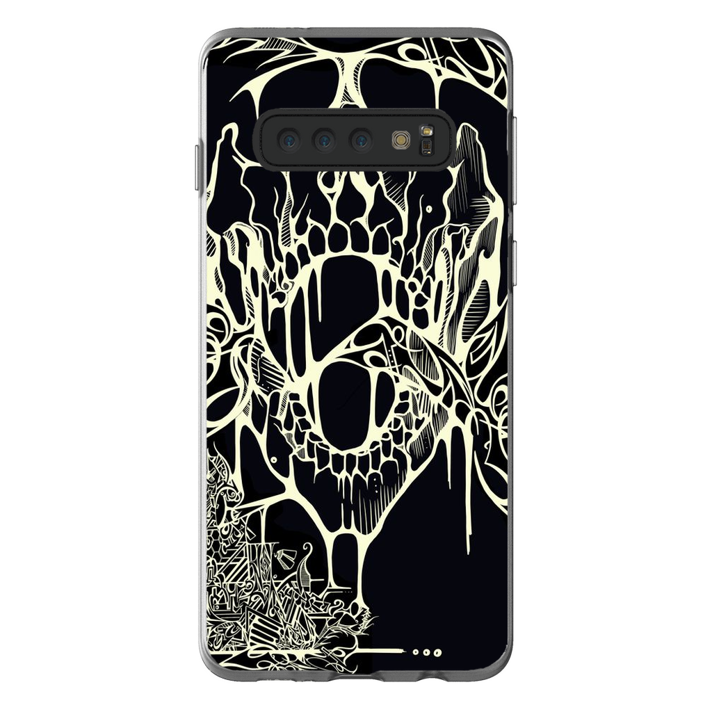 'Vapors' (Black) Phone Cases