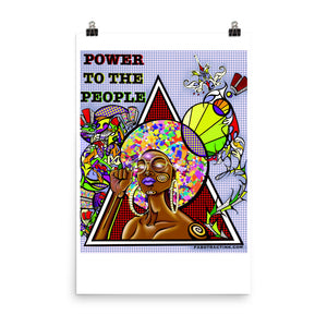 'POWER TO THE PEOPLE' Poster