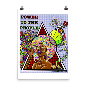 'POWER TO THE PEOPLE' Poster