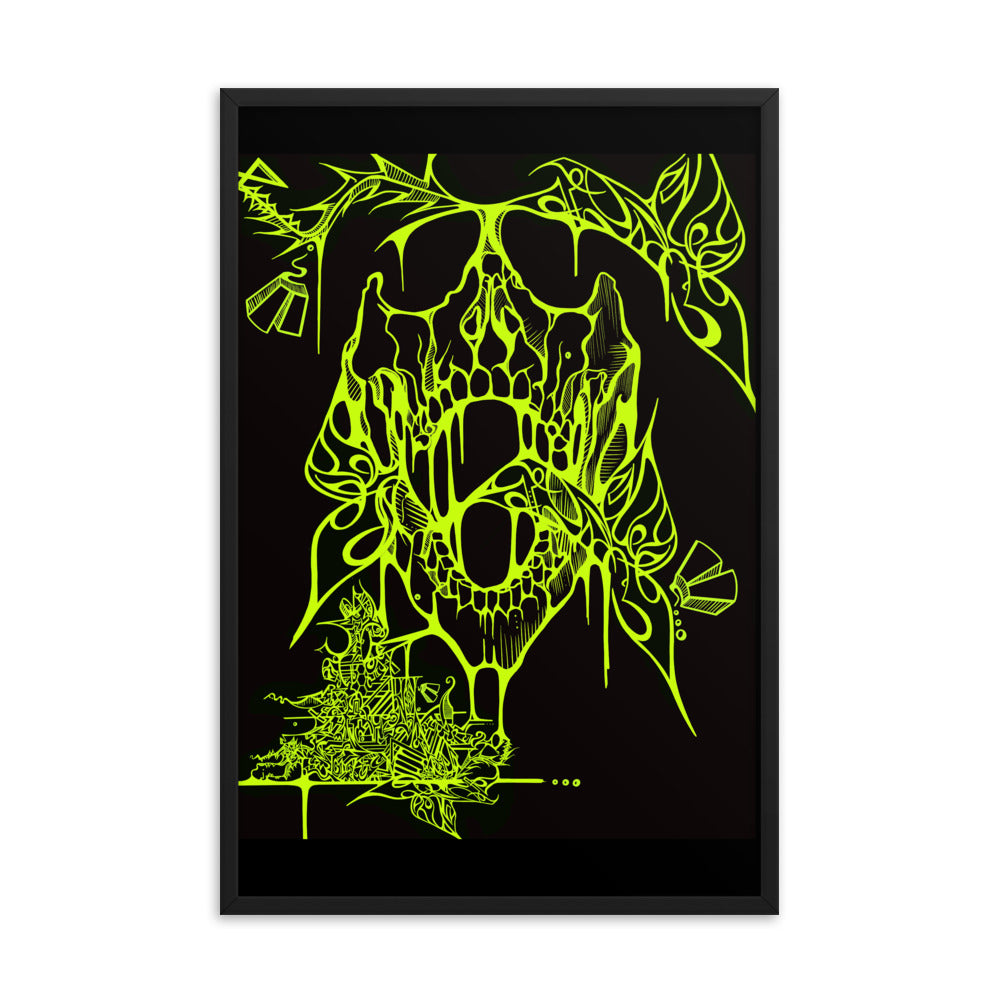 'VAPORS' (Greeneon) Framed posters