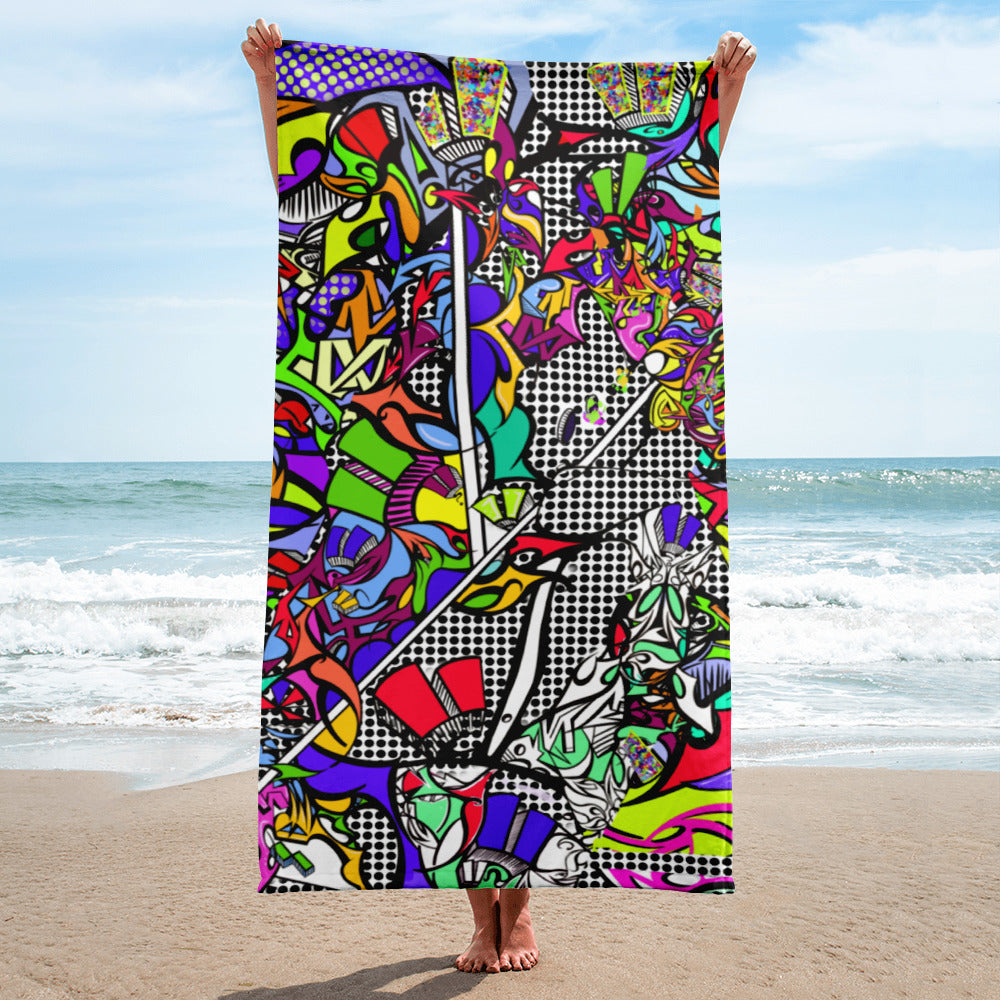'BAM' Beach Towel